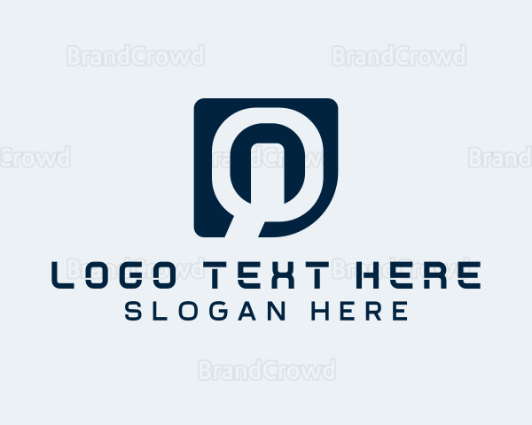 Digital Software Technology Letter Q Logo