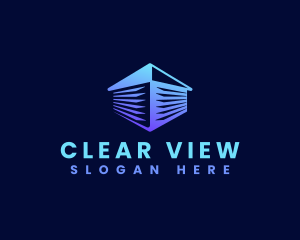 Window - House Window Blinds logo design
