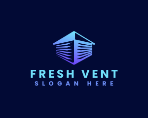 Vent - House Window Blinds logo design