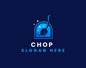 Cleaner Housekeeping Mop Logo