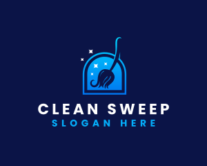 Mop - Cleaner Housekeeping Mop logo design