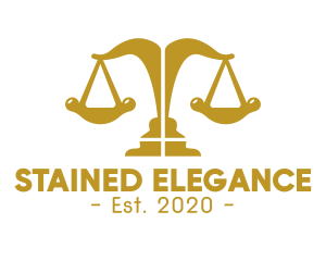 Elegant Modern Justice  logo design