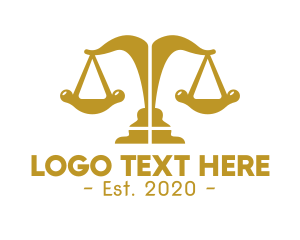 Politician - Elegant Modern Justice logo design