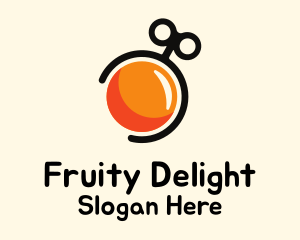 Fruity - Orange Fruit Toy logo design