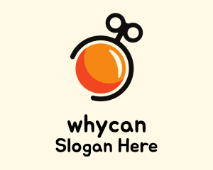 Plum - Orange Fruit Toy logo design