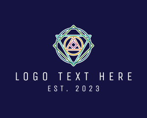 Occult - Modern Geometric Gaming Media logo design