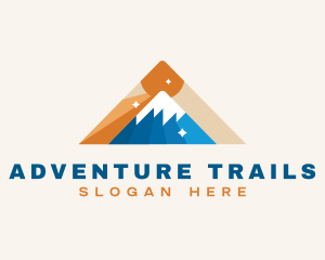 Mountain Alps Hiking logo design