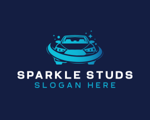 Car Wash Sparkle logo design