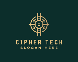 Cryptography - Crypto Digital Currency logo design