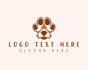 Paw Print - Pet Paw Dog logo design