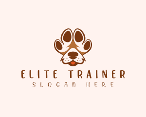 Pet Paw Dog logo design