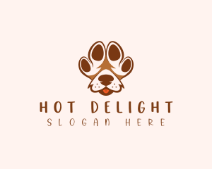 Pet Paw Dog logo design