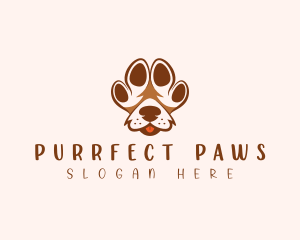 Pet Paw Dog logo design