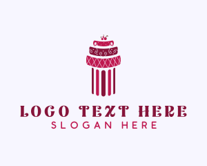 Cherry Cake Column logo design