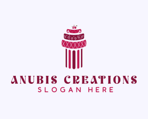 Cherry Cake Column logo design