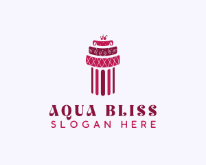 Cherry Cake Column logo design