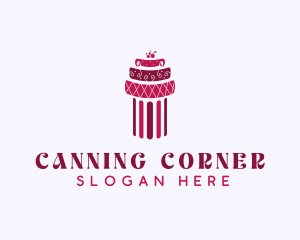 Cherry Cake Column logo design