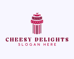 Cherry Cake Column logo design