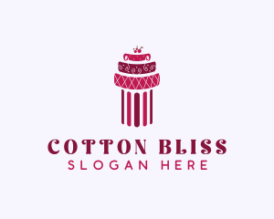 Cherry Cake Column logo design