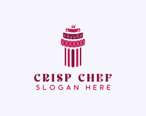 Cherry Cake Column logo design