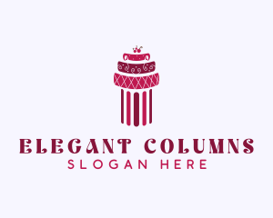 Cherry Cake Column logo design