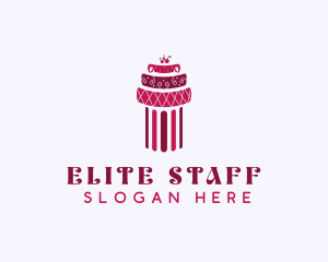 Cherry Cake Column logo design