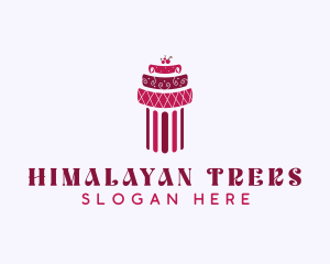 Cherry Cake Column logo design