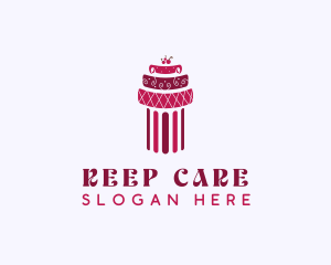 Cherry Cake Column logo design