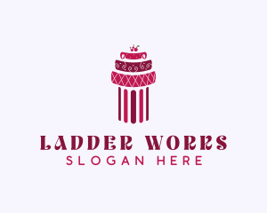 Cherry Cake Column logo design