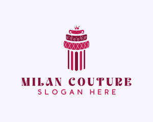 Cherry Cake Column logo design