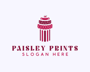 Cherry Cake Column logo design