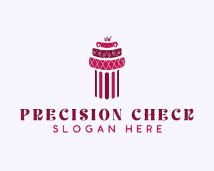 Cherry Cake Column logo design