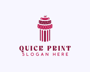 Cherry Cake Column logo design