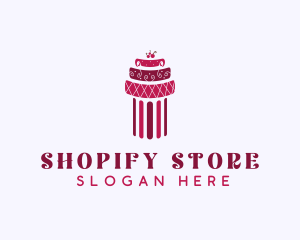 Cherry Cake Column logo design