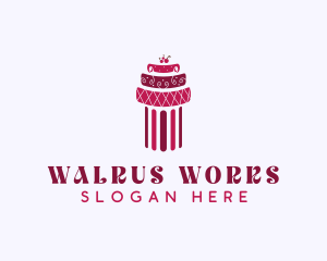 Cherry Cake Column logo design