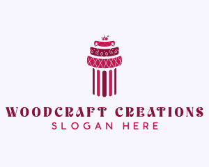 Cherry Cake Column logo design