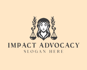 Advocacy - Legal Justice Scales logo design