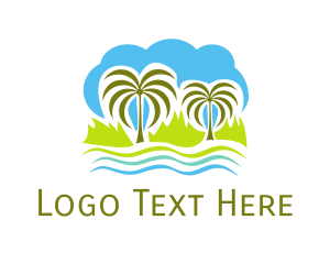 Tropical Oasis Island Logo