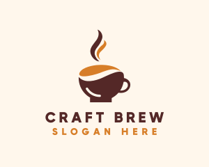 Hot Cup Cafe logo design