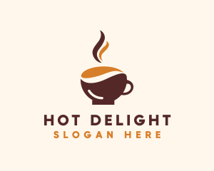 Hot Cup Cafe logo design