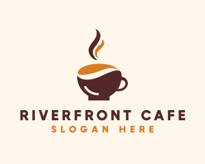 Hot Cup Cafe logo design