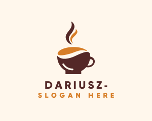 Barista - Hot Cup Cafe logo design