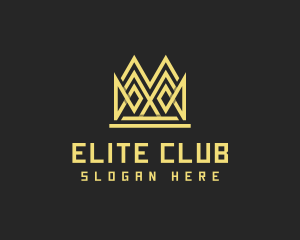 Membership - Geometric Regal Crown logo design