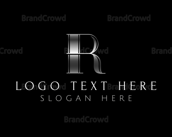 Luxe Classic Vintage Letter R Logo