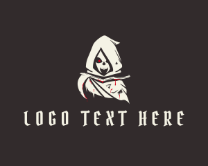 Mythical - Bloody Grim Reaper logo design
