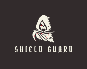 Skull - Bloody Grim Reaper logo design