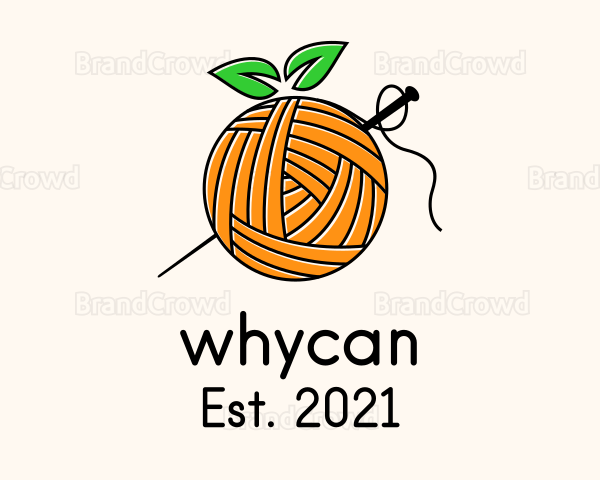 Orange Fruit Crochet Logo