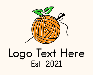 Thread - Orange Fruit Crochet logo design