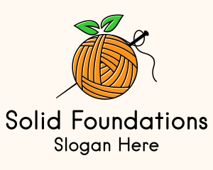 Orange Fruit Crochet  Logo