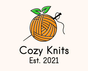 Orange Fruit Crochet  logo design